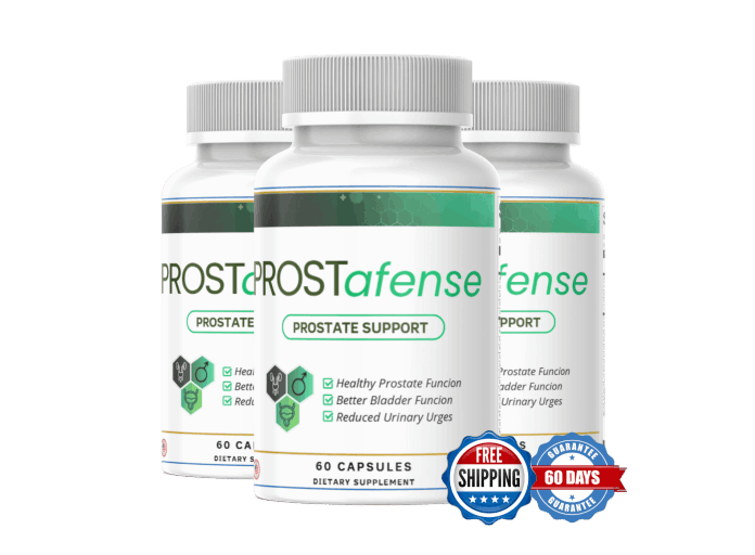 Prostafense prostate support supplement bottle